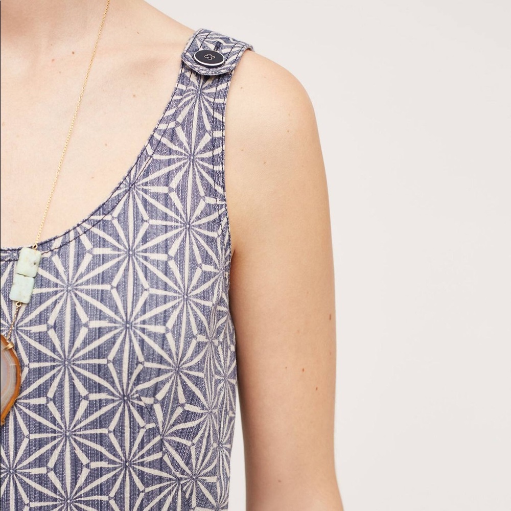 ANTHROPOLOGIE Romper with tie back - Picture 2 of 6